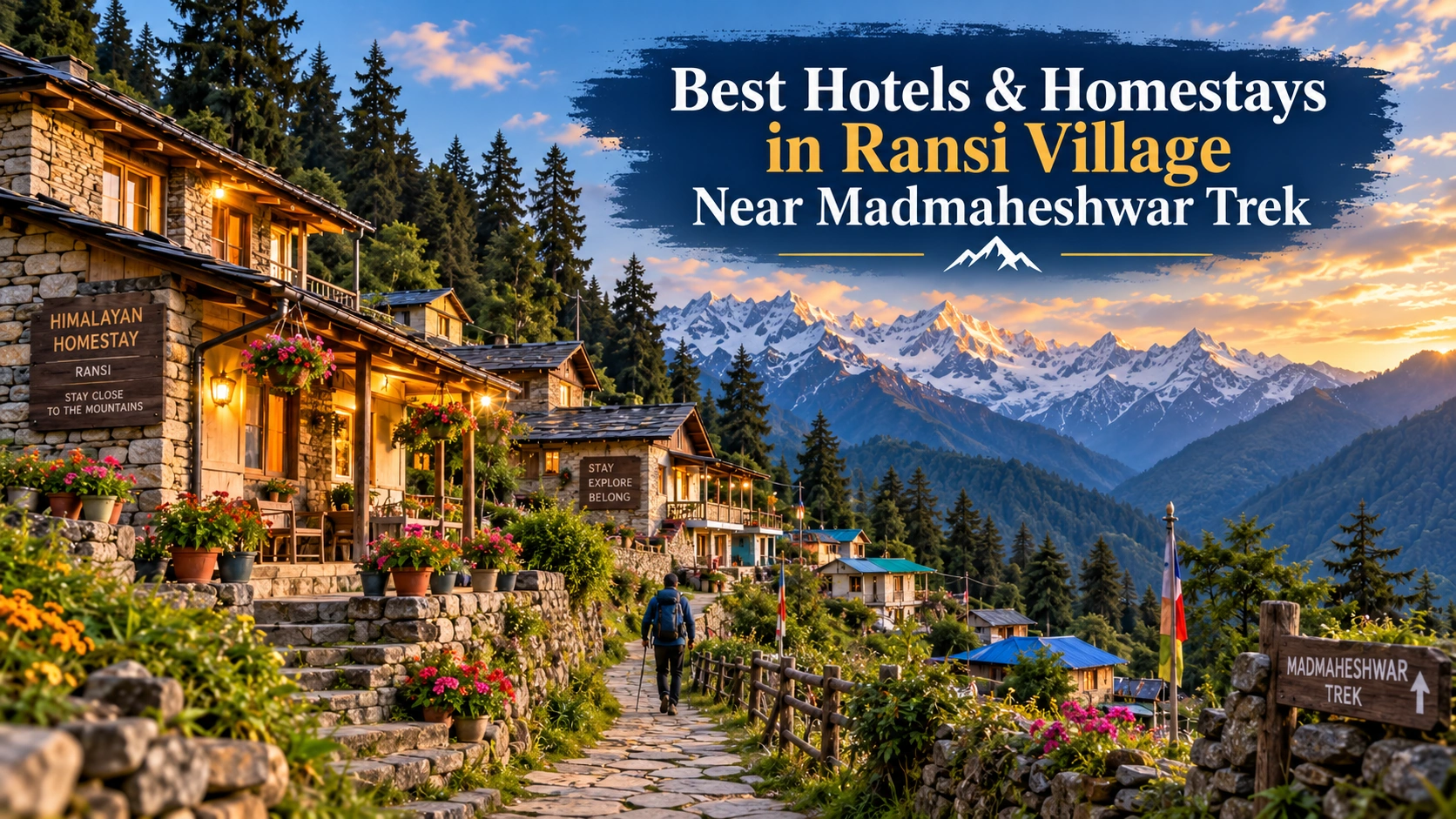 Best Hotels & Homestays in Ransi
                    Village Near Madmaheshwar Trek